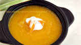 Supa crema de morcovi cu portocala si ghimbir