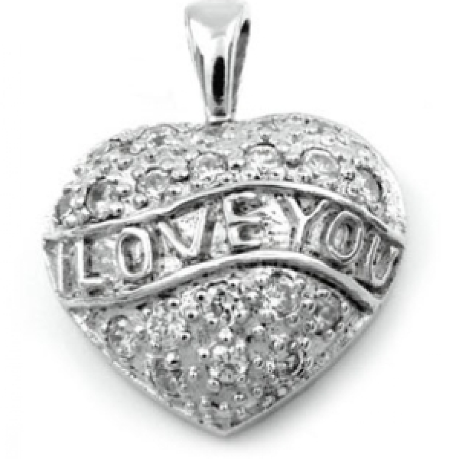 Pandantiv I Love You din argint