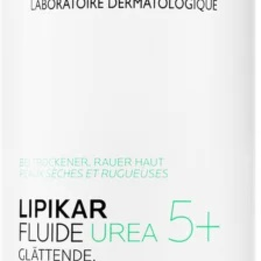 Loțiune calmanta și hidratantă pentru piele foarte uscată Lipikar Fluide Urea 5+ by  La Roche-Posay. Hidratează în profunzime și reface stratul lipidic natural, lăsând pielea catifelată și moale