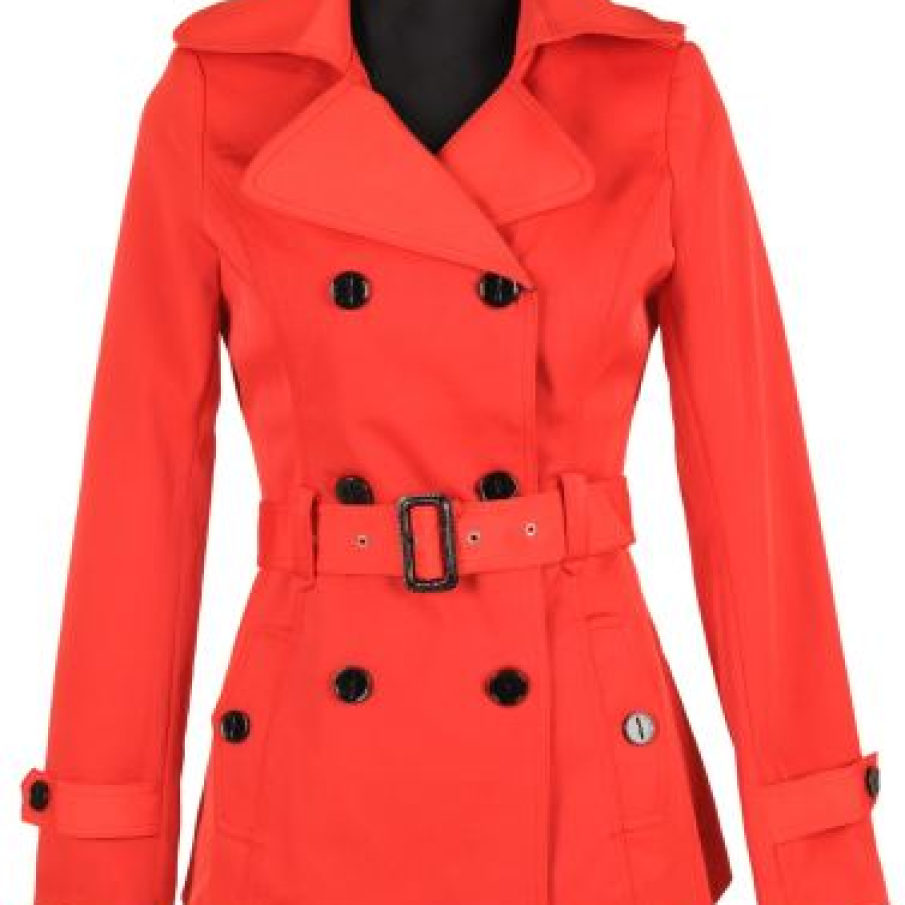 Jacheta de primavara, rosu aprins