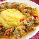  Ciulama de pui cu ciuperci 