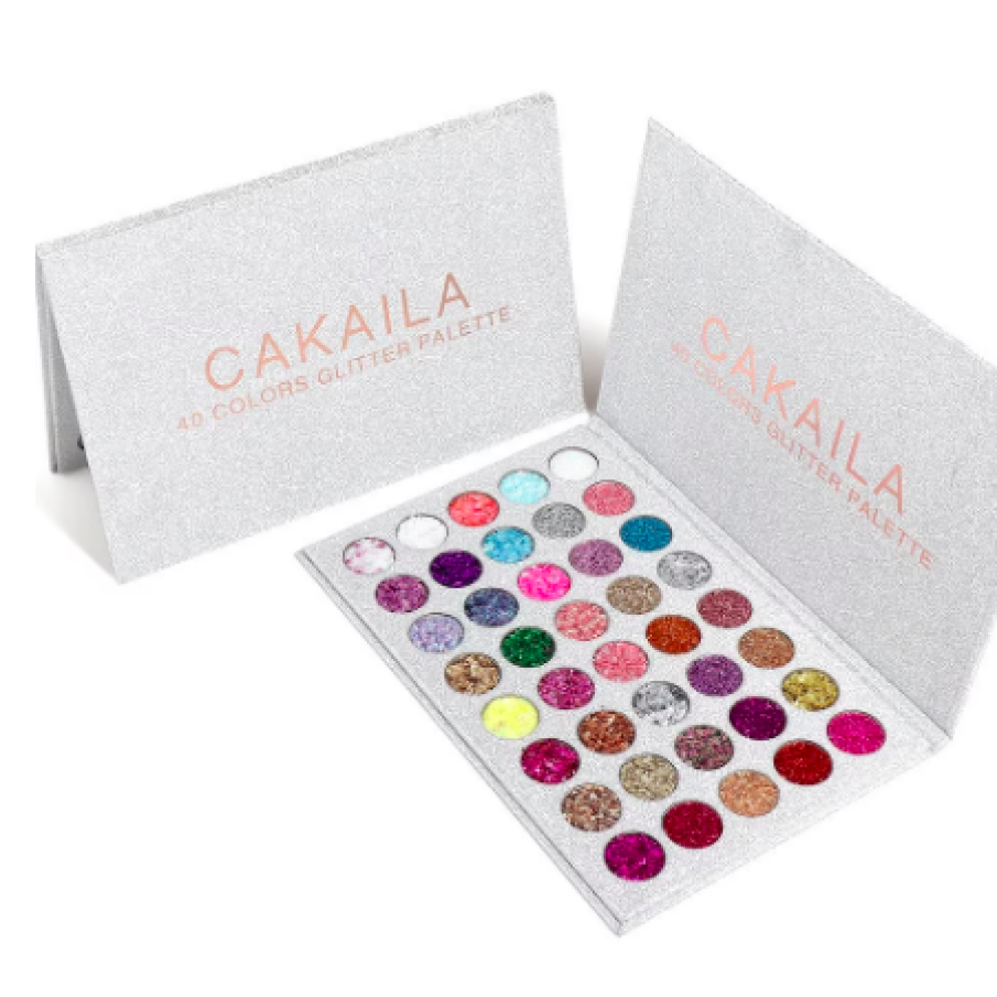 Trusă de machiaj, paletă de glitter / sclipici cu 40 de culori