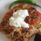 Varza noua cu carne tocata de curcan, la cuptor