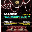 Caius Covrig, gazda warmup-ului Massif, la Brașov, vineri 15 martie! Dj Optick, invitat special