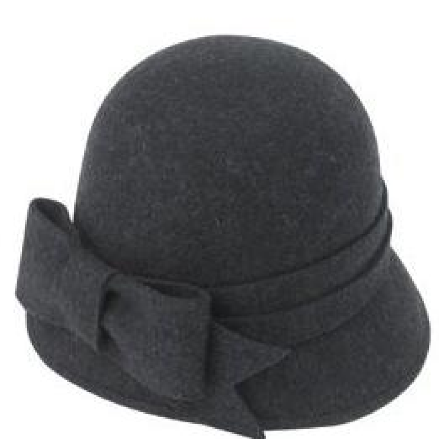 Black Bow Cloche