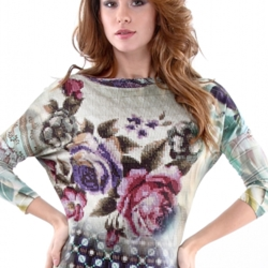 Bluza cu imprimeu digital 