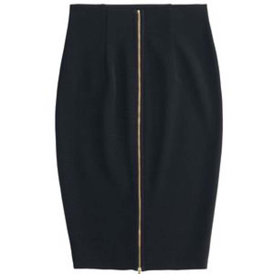 Fusta conica cu fermoar Zara