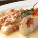 Pui cu ciuperci si smantana