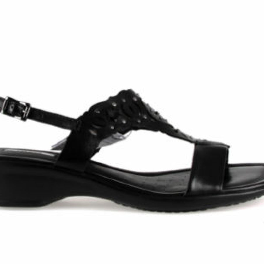 Sandale negre de zi