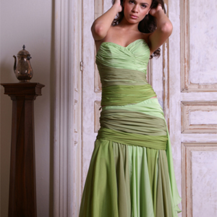 Fire Collection- Rochie de seara verde