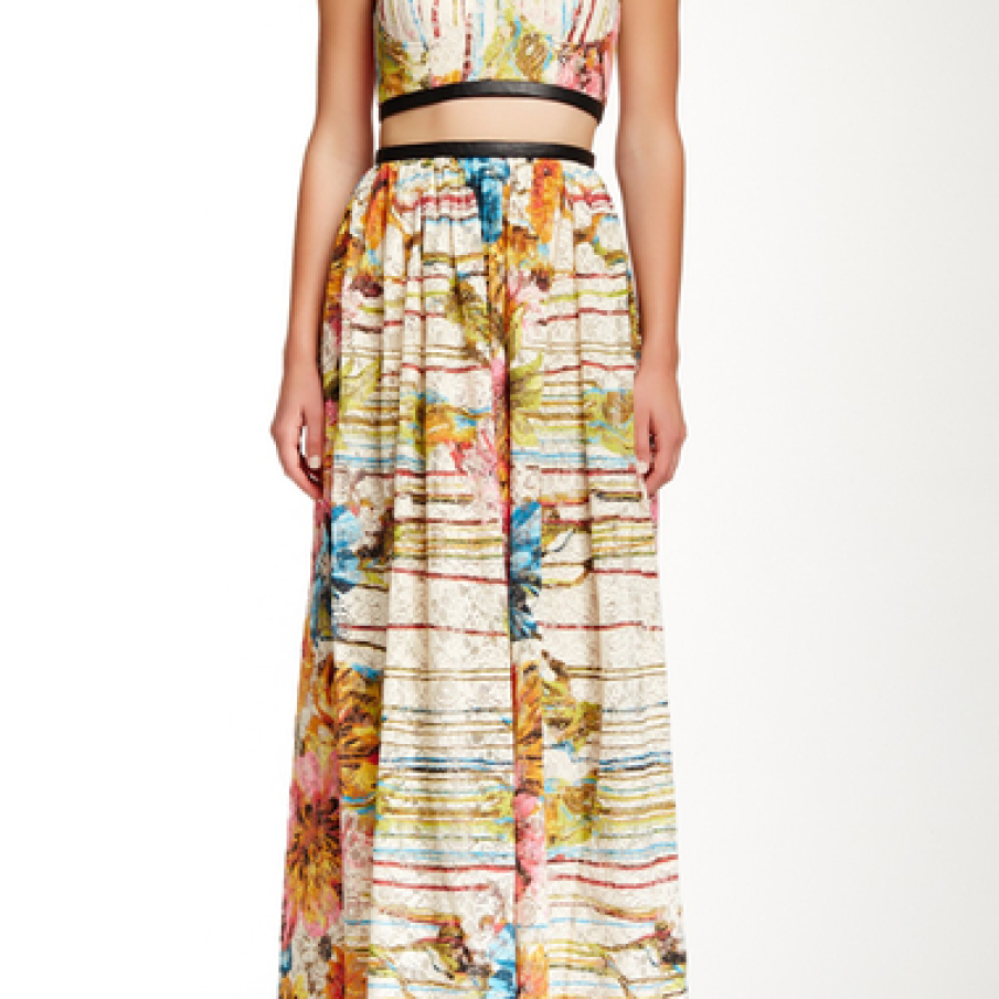 Rochie maxi decupata 