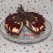 Cheesecake cu ciocolata si piure de fructe de padure