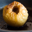 Mere coapte cu dulceata de visine