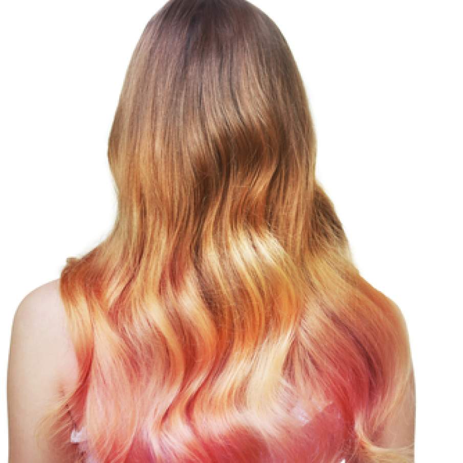 Ombre in 3 culori, pentru par natural in nuante de blond