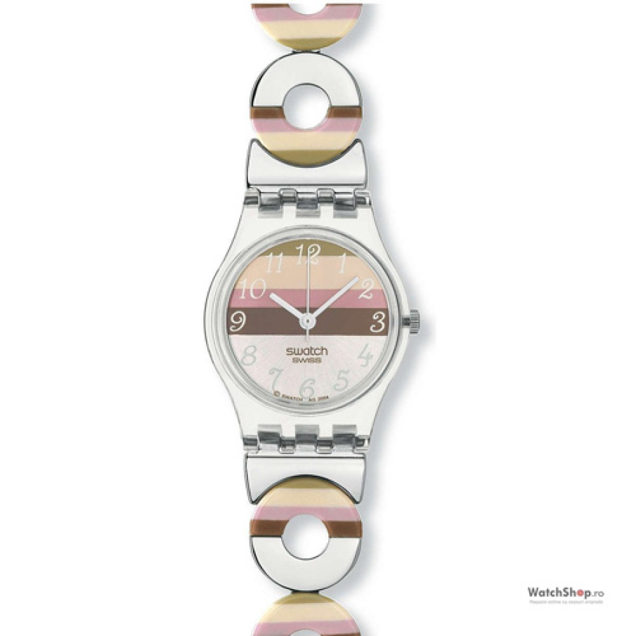 Ceas dama: Ceas original Swatch ORIGINALS LADY LK258G Metallic Dune