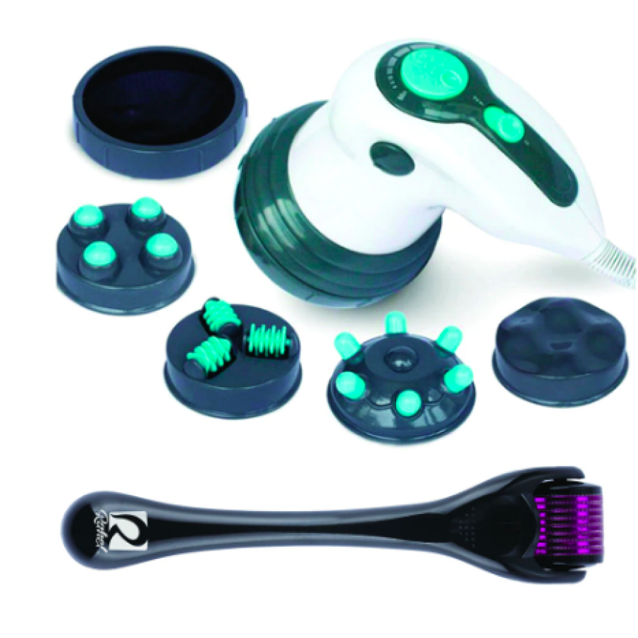 Aparat de masaj anticelulitic profesional 4 în 1 Benice device, masaj profund, încălzire prin infraroșu, reducerea stratului de grăsime, stimularea microcirculatiei