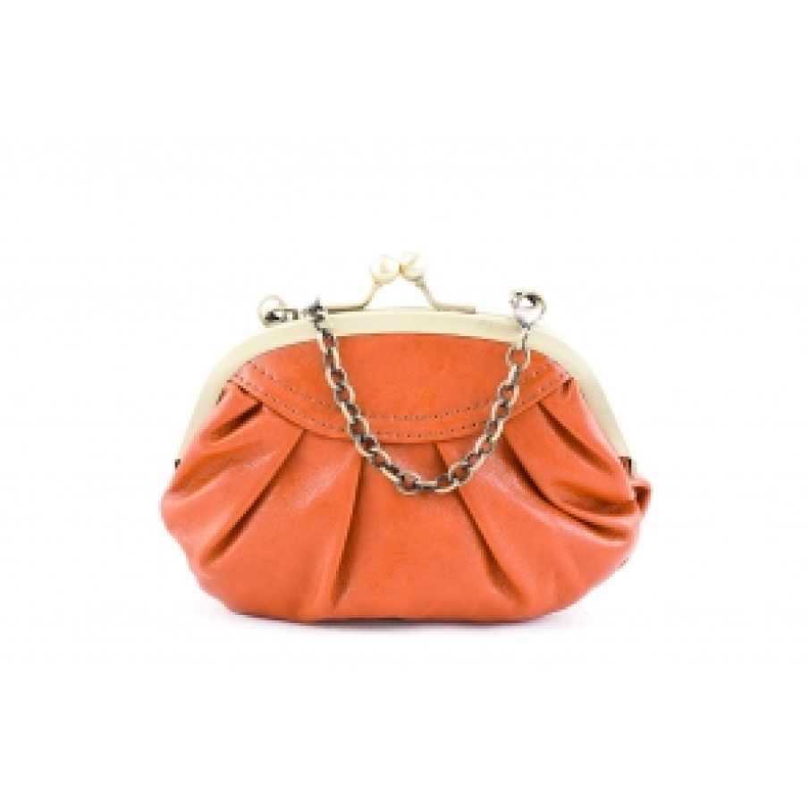 Clutch portocaliu elegant