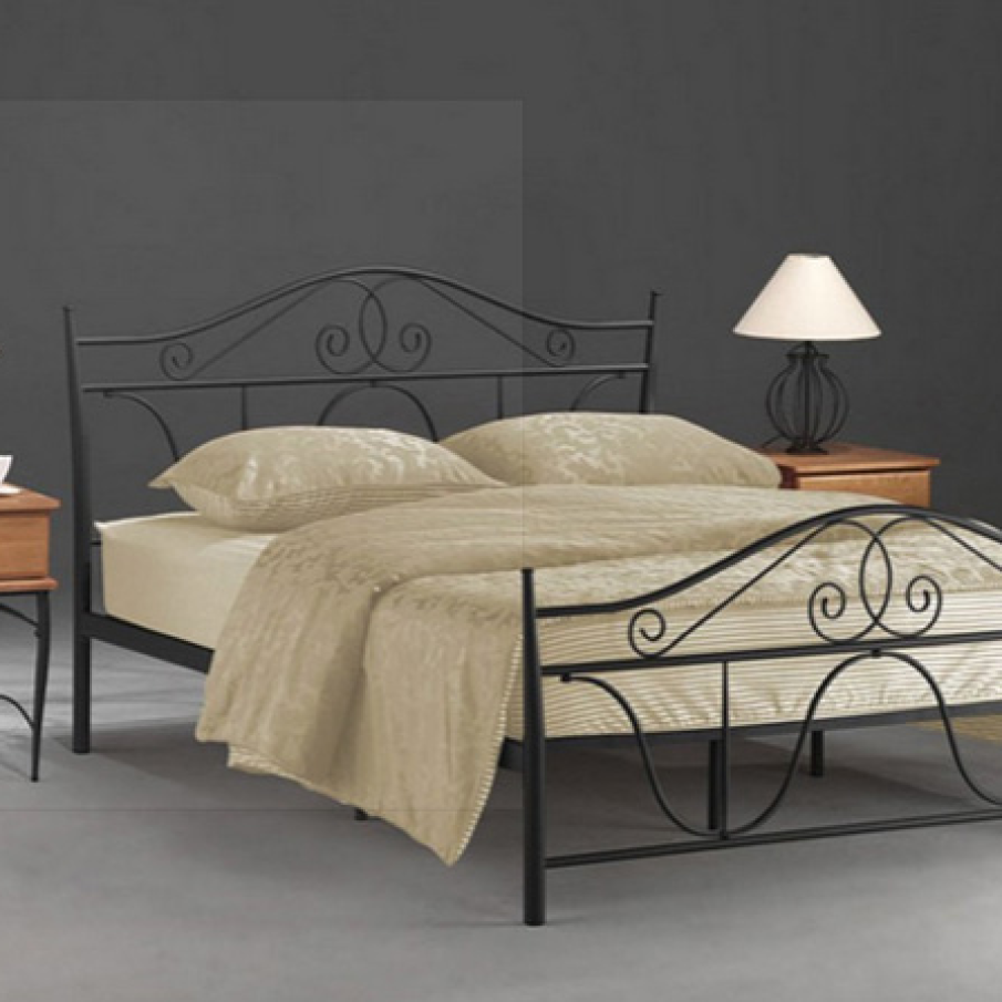 Pat din metal negru Denver