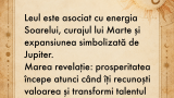 Leu cu Leu pentru... Leu! Zodia care deschide Portalul ABUNDENȚEI