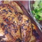 Friptura de pui cu ierburi aromatice, lamaie, usturoi si ceapa rosie