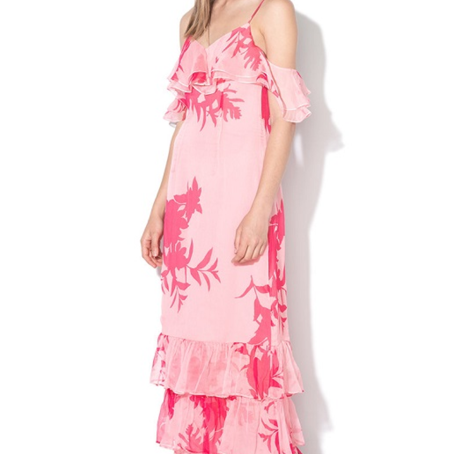 Rochie maxi de matase 