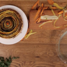 Cea mai colorata tarta cu legume. Trebuie sa incerci!