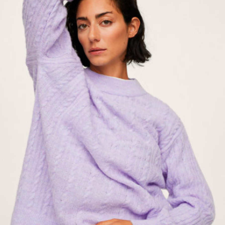 Pulover supradimensionat din amestec de lana Staring