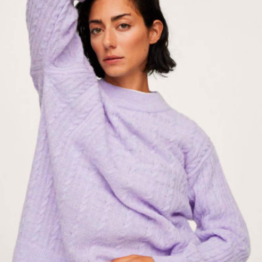 Pulover supradimensionat din amestec de lana Staring