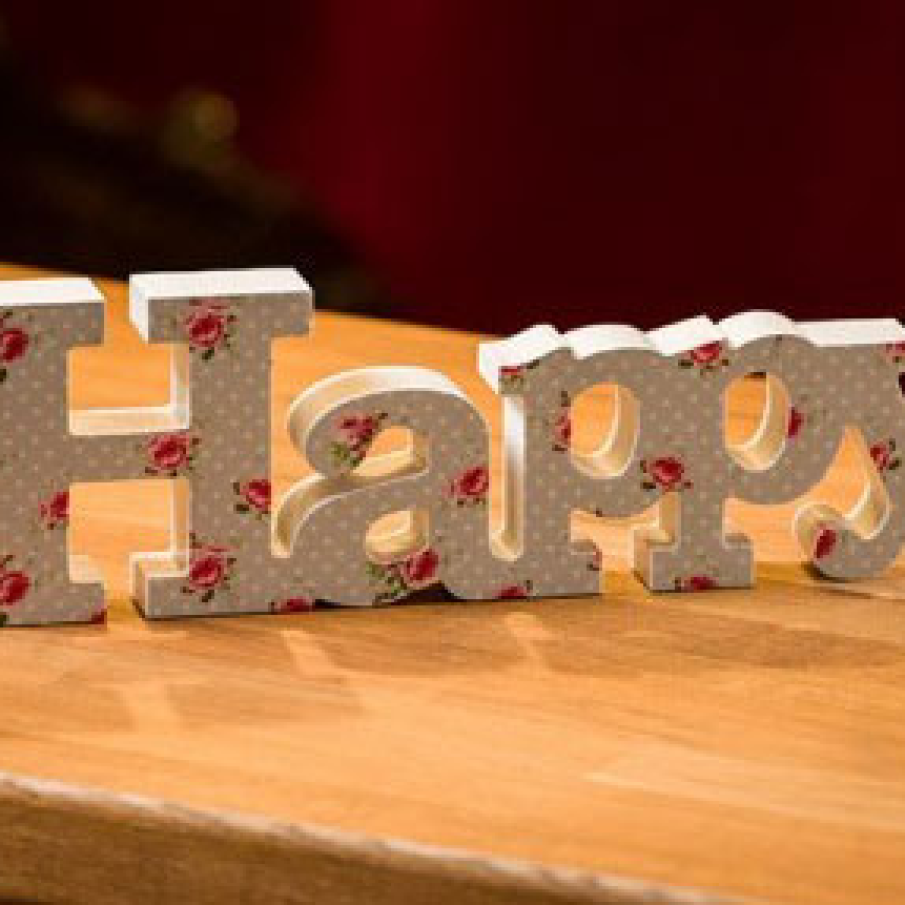 Litere decorative Happy 