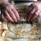 Clatite umplute cu dovlecei