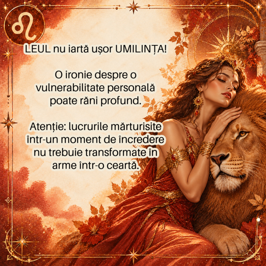 În spatele mândriei LEULUI se ascunde o RANĂ pe care puțini o văd! Gestul care îi poate câștiga încrederea pentru totdeauna