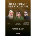 Părintele Vasile Ioana și Dr. Cristian Manea,  în fața publicului, la Sala Rapsodia