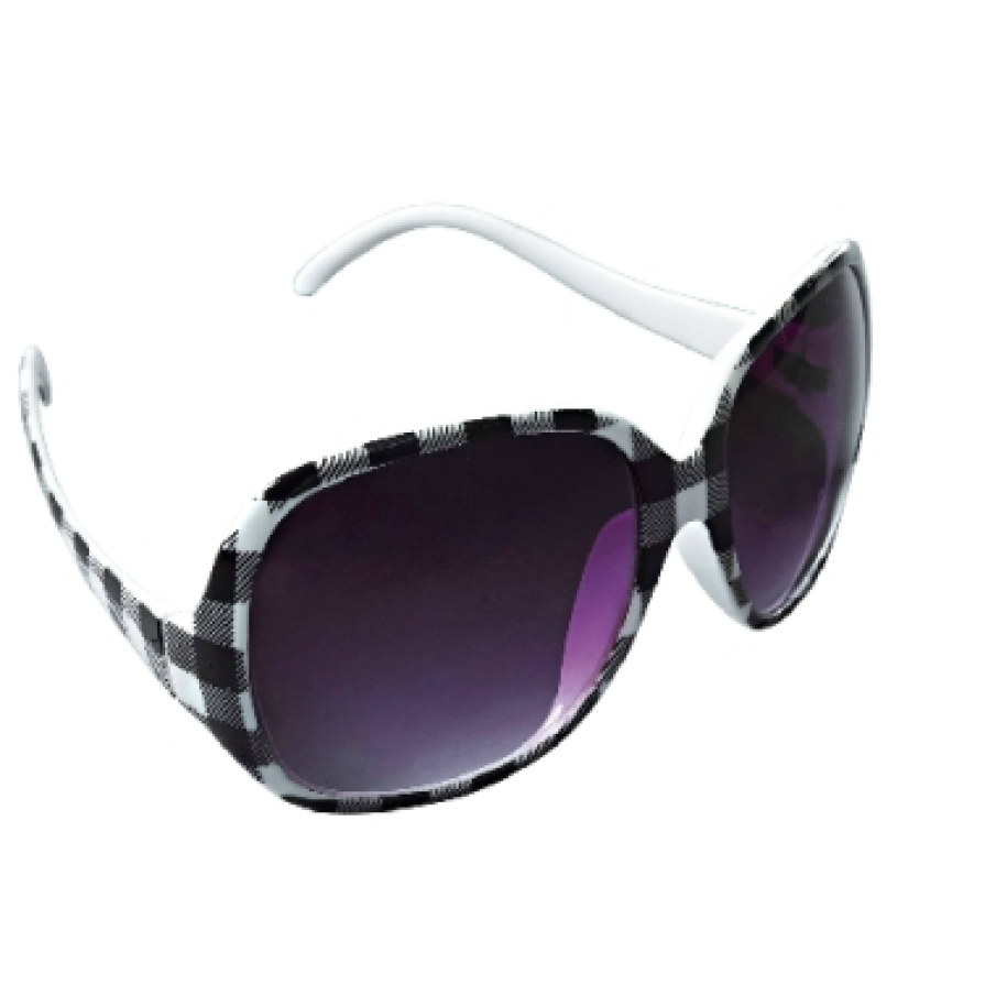 Ochelari de soare cu imprimeu carouri