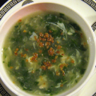 Supa de primavara cu branza si gogonele de legume