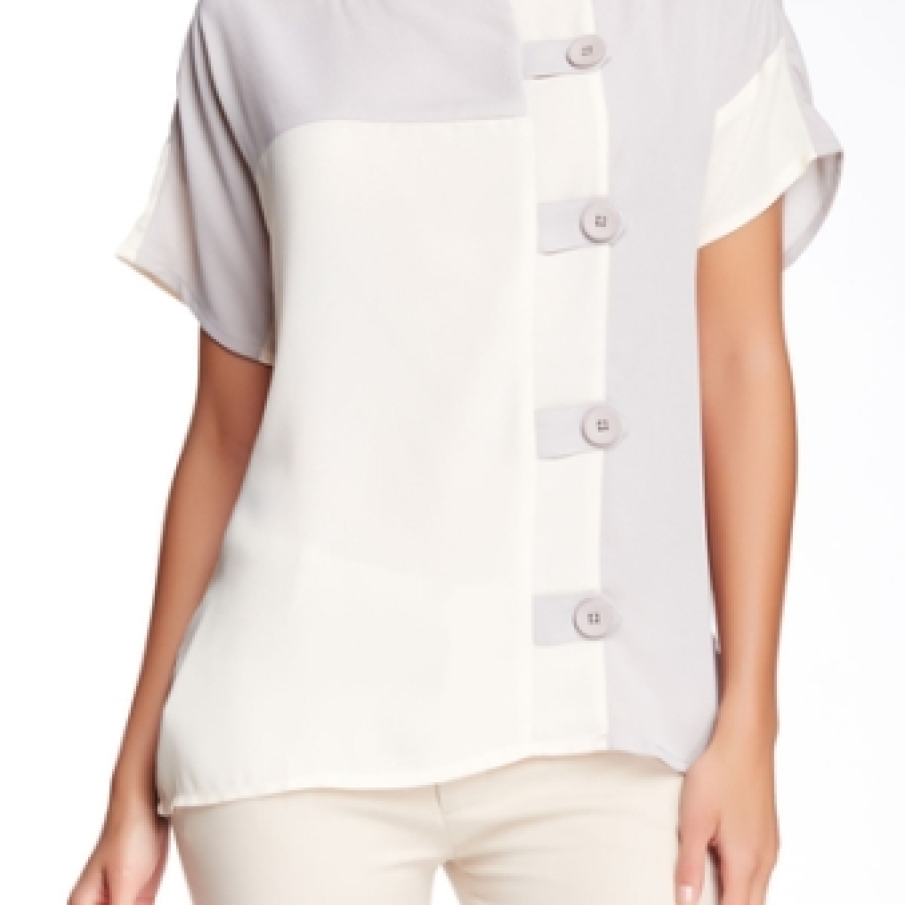 Bluza cu nasturi falsi