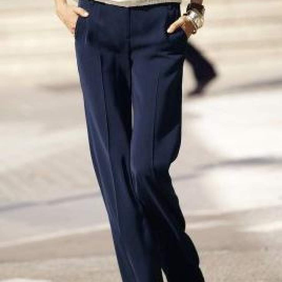 Pantaloni fluizi cu talie inalta