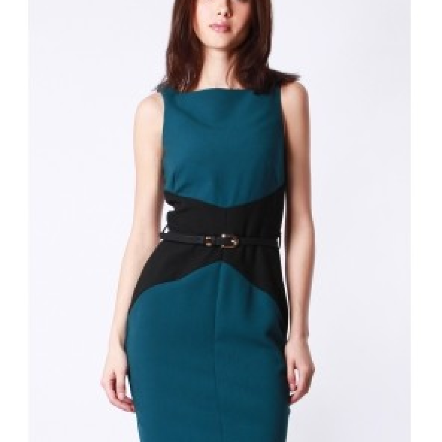 Rochie de zi turquoise