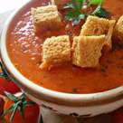 Reteta de post: Supa crema de rosii si crutoane