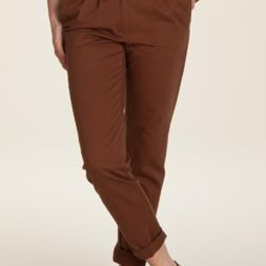 Pantaloni maron