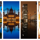 O lume cu susul în jos sau frânturi dintr-o altă dimensiune? Orașe ale lumii reflectate în apă