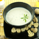 Supa crema de branza si ciuperci