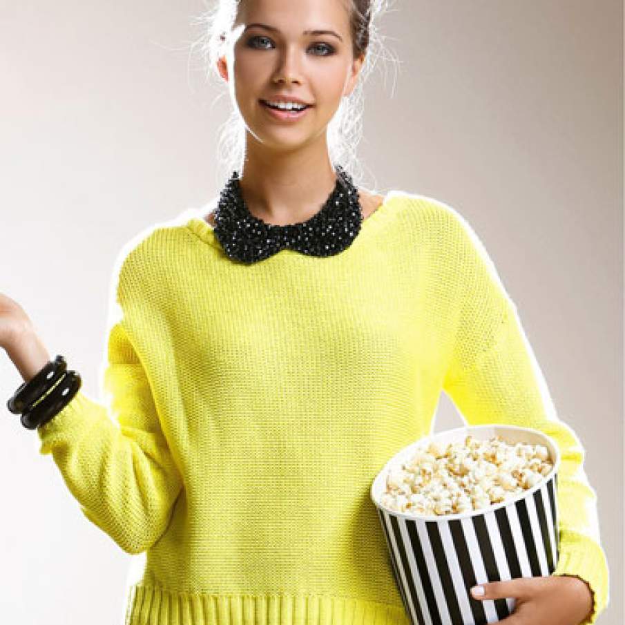 Pulover galben de la RAINBOW