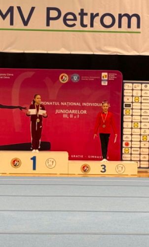 Argint la paralele pentru Polina Venedyktova la Campionatul Național de junioare