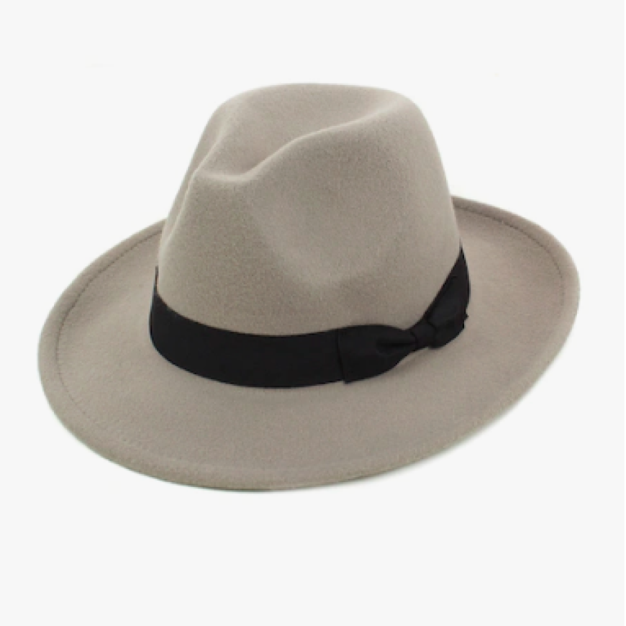 Pălărie de stofă unisex Pami, Gri