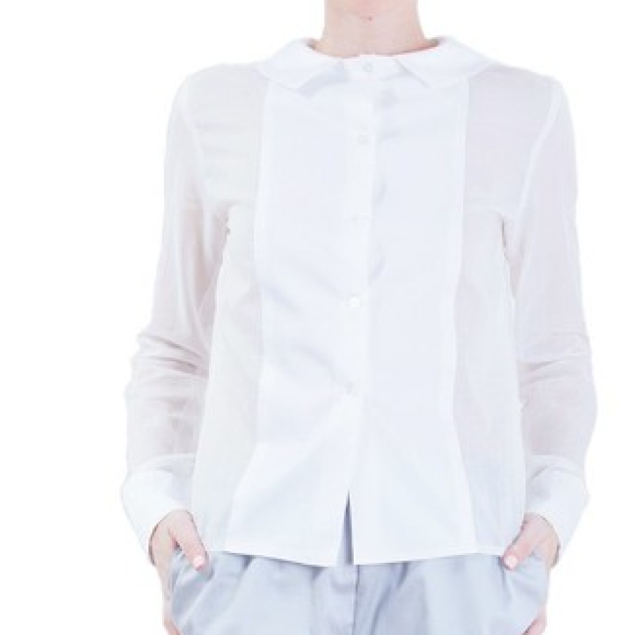 Camasa alba cu insertii