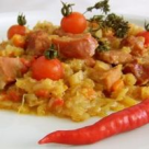 Varza cu costita afumata