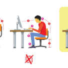 Pozitia corecta la calculator – Iata ce se intampla cu corpul tau cand stai prea mult pe scaun!