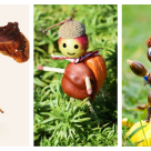 Sunt mai expresive decât oamenii! Ce figurine simpatice poți face din câteva castane alături de copiii tăi!