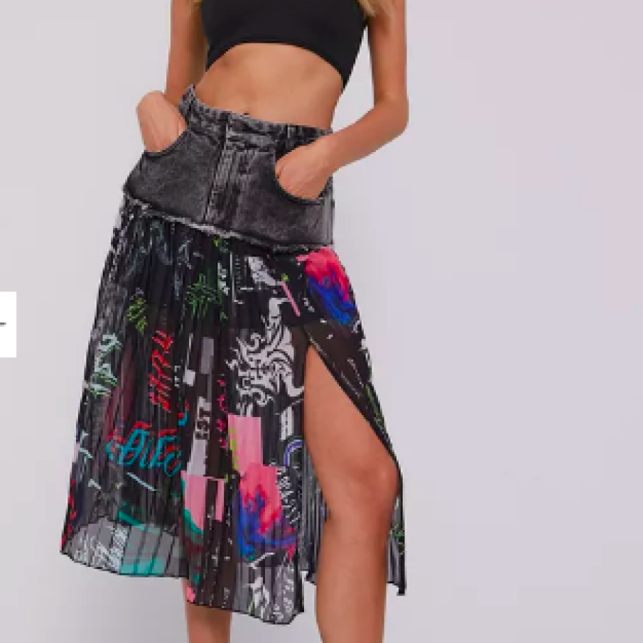 Diesel - Fustă midi ultramodernă