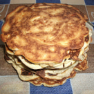 Clatite cu sunca si cascaval